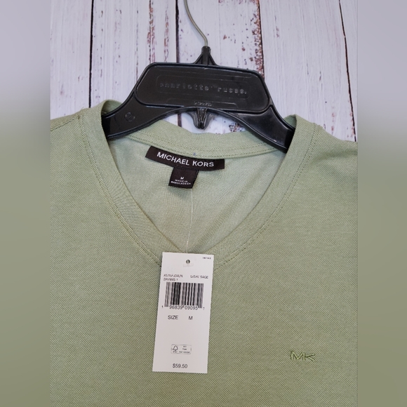 Michael Kors  Green M V-Neck sweater - Picture 2 of 5